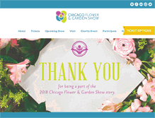 Tablet Screenshot of chicagoflower.com